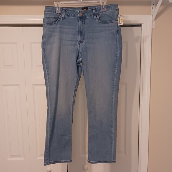 #271 3/$18 - Lee Blue Jeans Size 14 Short - Picture 1 of 7